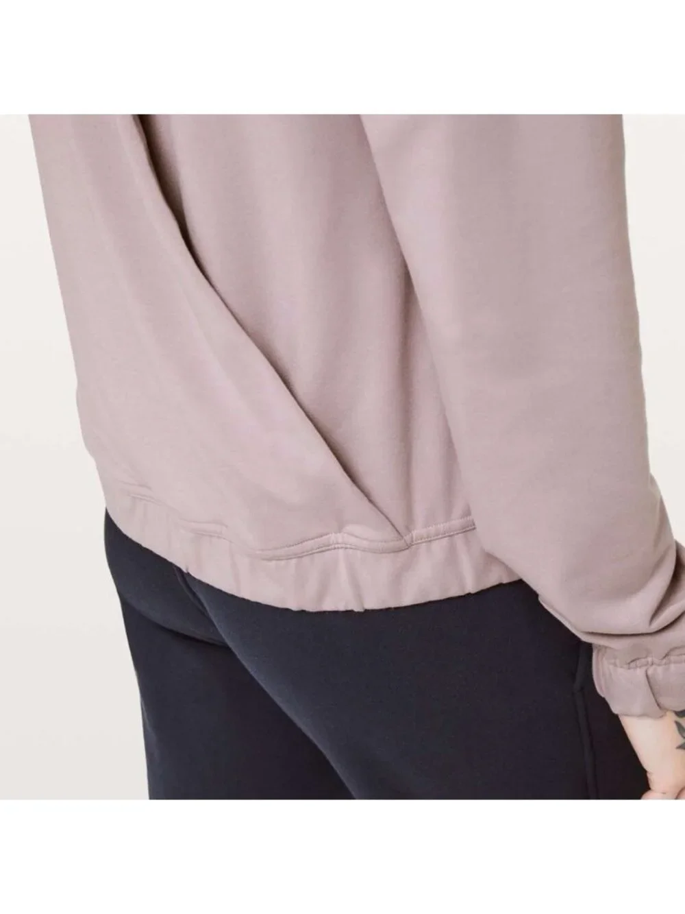 Lululemon Twisted & Tucked Pullover Smoky Blush